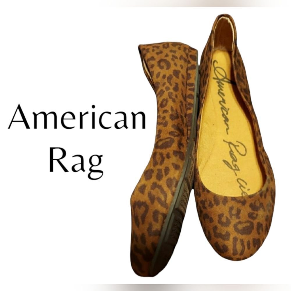 American Rag flats Animal print womens Size 8